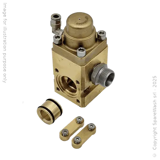 [61300101] VÁLVULA NEUMÁTICA DE TRES VÍAS G1/2 100BAR