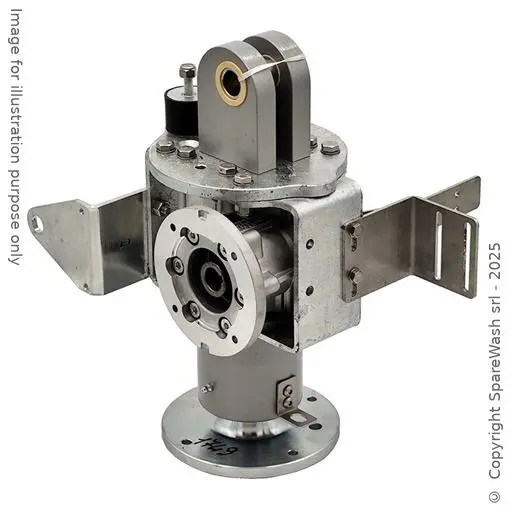 [20101749] WORM GEARBOX TRANSTECNO CWT 050 I:12 P80B14 CUSTOM MADE SHAFT