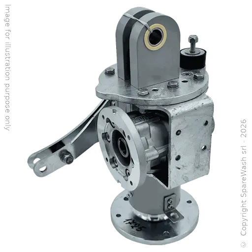 [20101725] WORM GEARBOX TRANSTECNO CWT 050 I:12 P80B14 CUSTOM MADE SHAFT