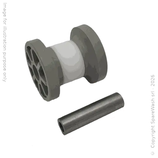 [30500051] GRUPPO RUOTA INFERIORE CARRELLO SPAZZOLA VERTICALE (NEW)