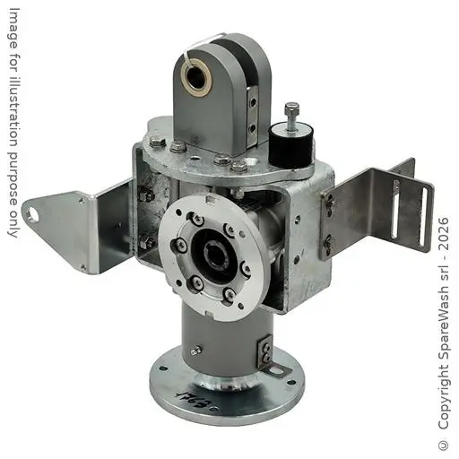 [20101763] WORM GEARBOX TRANSTECNO CWT 050 I:12 P80B14 CUSTOM MADE SHAFT