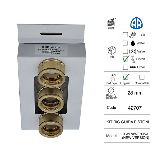 [60200679] KIT GUIDA PISTONI ANNOVI REVERBERI [KIT 42707] 
