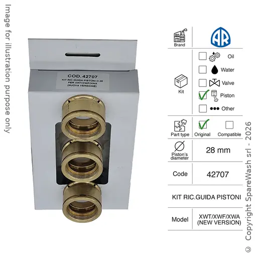 [60200679] KIT GUIDA PISTONI ANNOVI REVERBERI [KIT 42707] 