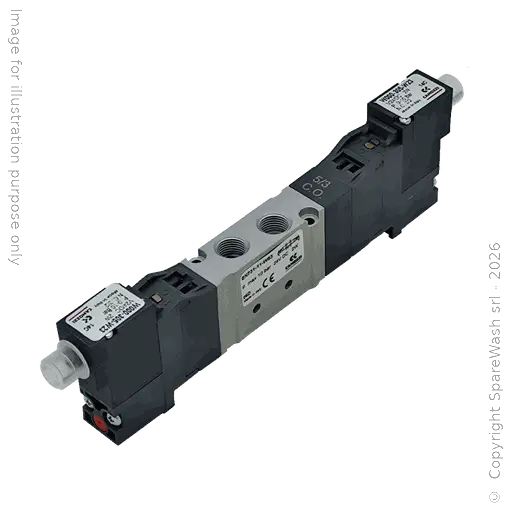 [70100365] ELETTROVALVOLA PNEUMATICA MODULARE BISTABILE 5/3 G1/8 24VDC