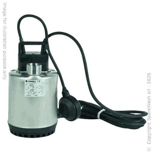 [60100689] BOMBA SUMERGIBLE DE AGUAS RESIDUALES LOWARA DOC3 0,25KW 230V
