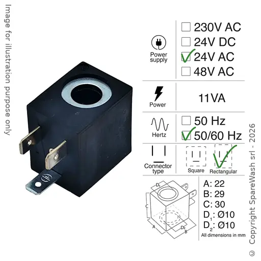 [40300528] BOBINA EMEC 24VAC 