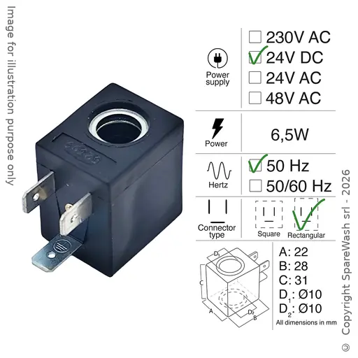 [40300535] BOBINE EMEC 24VDC 