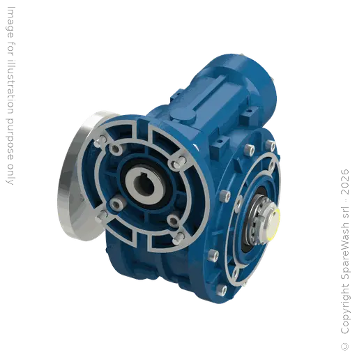 [20100452] WORM GEARBOX STM RMI 70P I:10 P80B14 CUSTOM MADE SHAFT