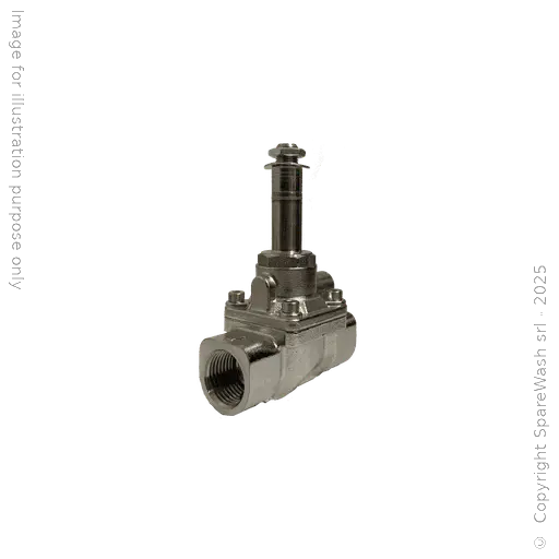 [60300089] SOLENOID VALVE 2/2 G1/2 PTFE NC STAINLESS STEEL