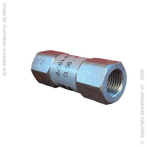 [61200012] CHECK VALVE G1/4 STAINLESS STEEL 380BAR
