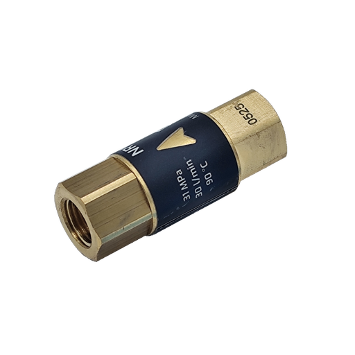 [61200043] CHECK VALVE G1/4 BRASS 310BAR