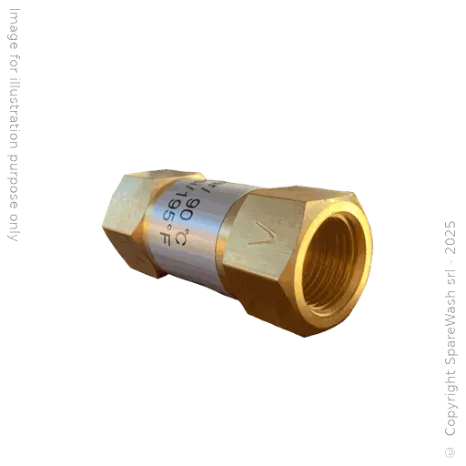 [61200067] CHECK VALVE G1/2 BRASS 280BAR