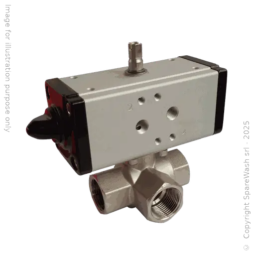 [61300040] VANNE PNEUMATIQUE 3 VOIES G3/4 16BAR