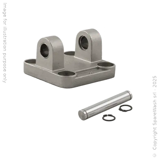 [70300079] CHARNELA HEMBRA D32 + PERNO DE PISTON D32 ACERO INOXIDABLE