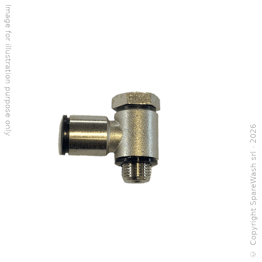 [70500059] RACCORD TOURNANT 90° G1/8 TUYAU D8