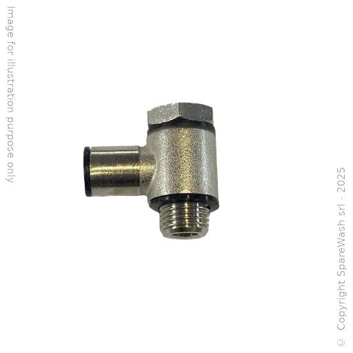 [70500073] RACCORD TOURNANT 90° G1/4 TUYAU D8