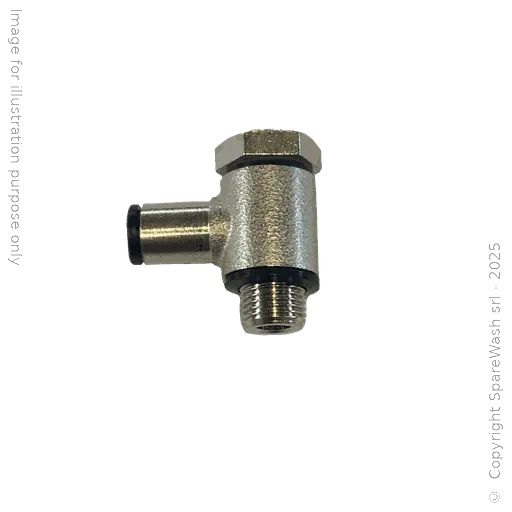 [70500080] RACCORD TOURNANT 90° G1/8 TUYAU D4