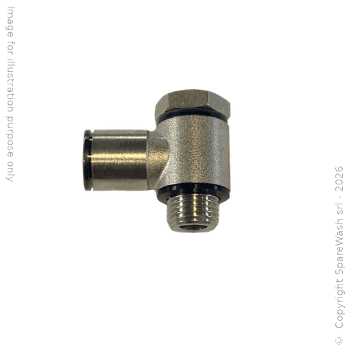 [70500097] RACCORD TOURNANT 90° G1/4 TUYAU D10