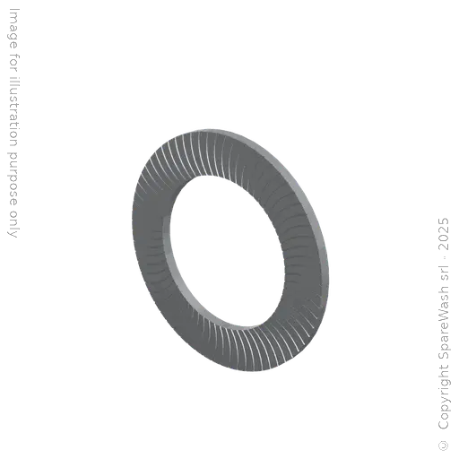 [90400025] KNURLED WASHER D8 GALVANIZED