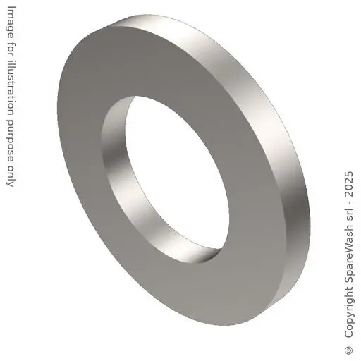 [90400070] RONDELLE PLANE D12 ACIER INOXYDABLE