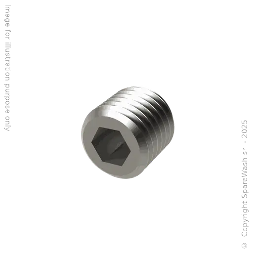 [90400148] FLAT END GRUB SCREW M8X8 STAINLESS STEEL