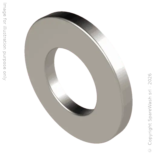 [90400179] FLACHE SCHEIBE STAHL D10 ELDELSTAHL
