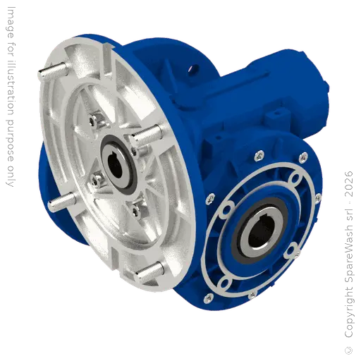 [20100179] WORM GEARBOX STM RMI 70FL I:15 P80B5 HOLLOW SHAFT D28