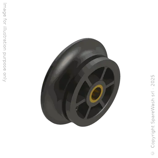 [20400057] TOP BRUSH - DRIER NOZZLE WHEEL