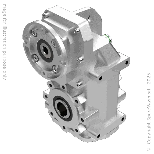 [20100063] PARALLEL GEARBOX STM PLM 25 I:20,4 P63B14 HOLLOW SHAFT D24