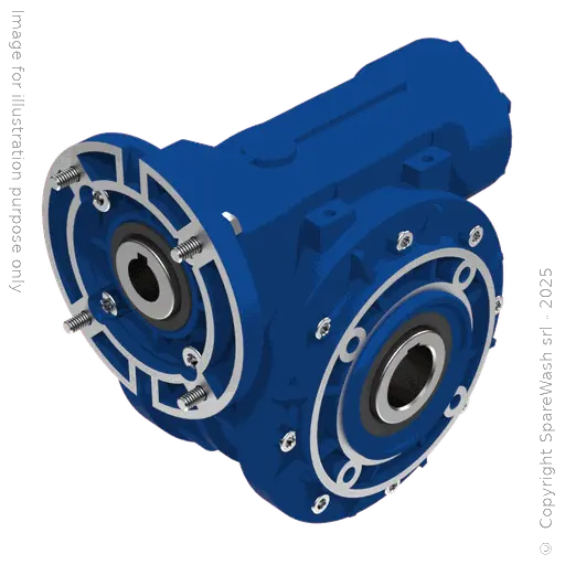 [20100025] WORM GEARBOX STM RMI 70P I:10 P80B14 HOLLOW SHAFT D28
