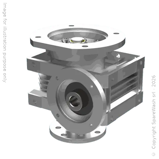 [20100636] WORM GEARBOX CHIARAVALLI CH 06FC I:12 P80B14 CUSTOM MADE SHAFT