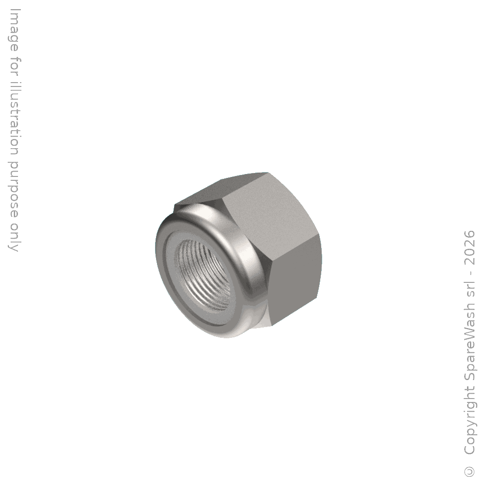 DADO AUTOBLOCCANTE ALTO M20 INOX | Sparewash