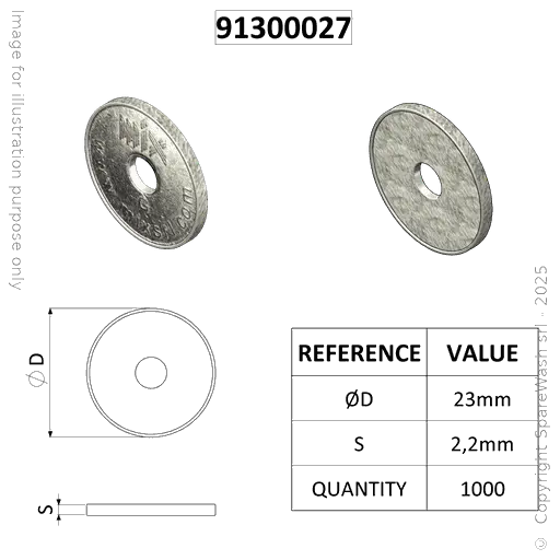 [91300027] TOKEN MIX D23 MODEL G X1000