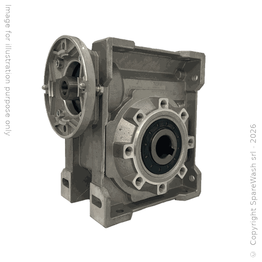 [20100759] WORM GEARBOX TRAMEC XC 63 I:65 P71B14 HOLLOW SHAFT D25
