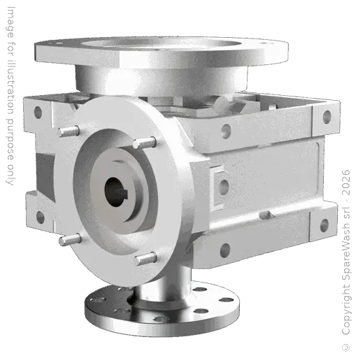 [20100087] WORM GEARBOX BONFIGLIOLI W 63UFC I:12 P80B14 CUSTOM MADE SHAFT