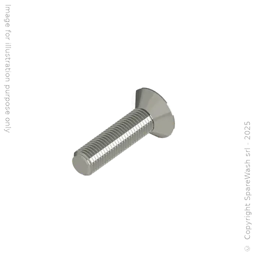 [90400414] VIS À SIX PANS CREUX À TÊTE FRAISÉE M5X16 ACIER INOXYDABLE