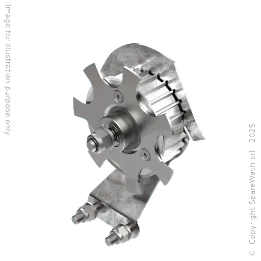 [30300026] GRUPPO PULEGGIA DENTATA RINVIO CINGHIE + ENCODER