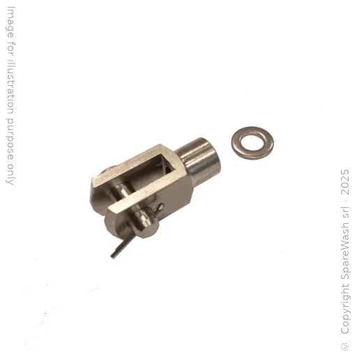 [70300284] YOKE WITH LOCABLE PIN M8 STAINLESS STEEL